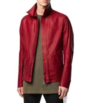 Flora_Mens_Red_Leather_Jacket