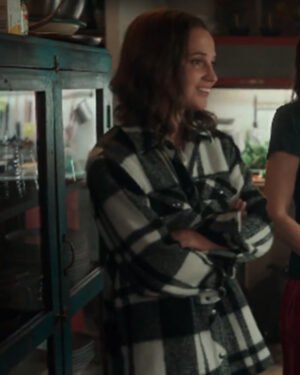 Irma_Vep_2022_Alicia_Vikander_Plaid_Jacket