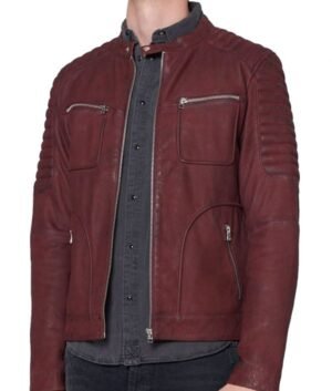 Mark_Mens_Maroon_Biker_Leather_Jacket