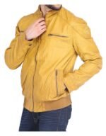 Mens_Quilted_Shoulder_Yellow_Jacket