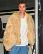 Justin_Bieber_Faux_Fur_Beige_Jacket