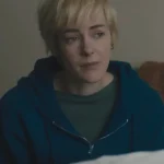 Adopting Audrey 2022 Jena Malone Blue Hoodie