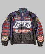 Los Angeles Lakers 2001 Leather Jacket