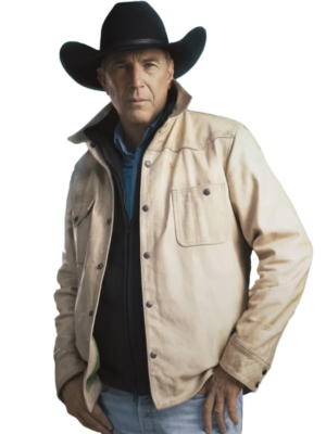 Yellowstone-Season-05-Kevin-Costner-White-Cotton-Jacket