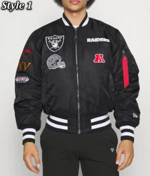 Bomber MA-1 Jacket Oakland Raiders