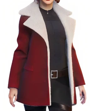 Milla Jovovich Red Coat World of Tanks Holiday Ops