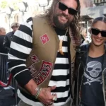 The Bikeriders 2024 Premiere Jason Momoa Brown Vest