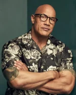 Dwayne Johnson Floral Shirt