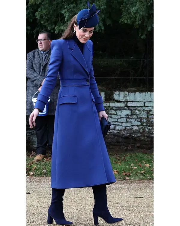 Kate Middleton Christmas Day Service Coat