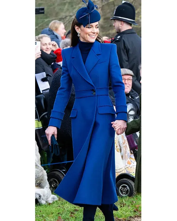 Kate Middleton Christmas Day Service Coat