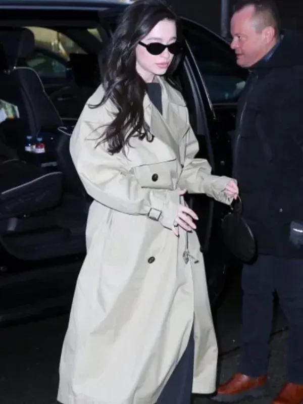 Mikey Madison Good Morning America Trench Coat