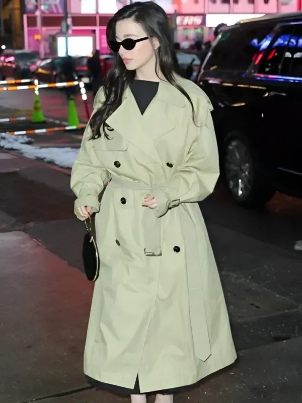 Mikey Madison Good Morning America Trench Coat